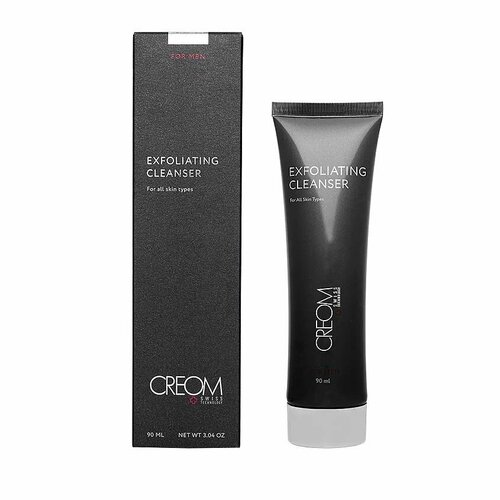 CREOM Очищающий крем-скраб для лица EXFOLIATING CLEANSER for men
