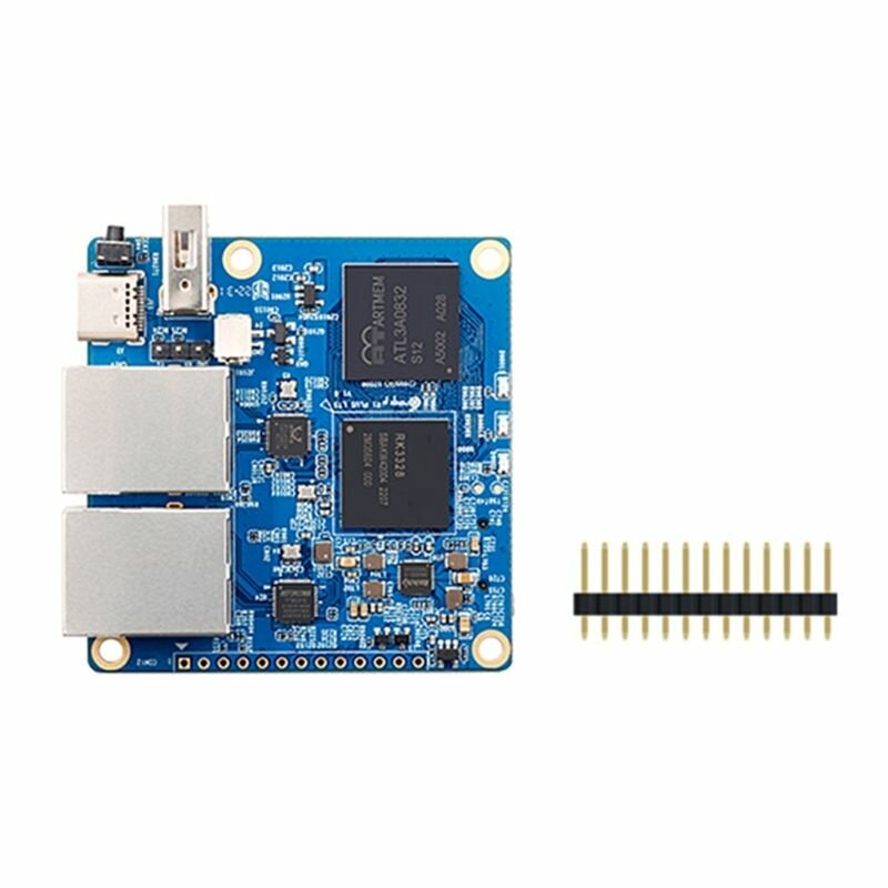Для Orange Pi R1 Plus LTS 1 ГБ чип памяти RK3328 с открытым исходным кодом, одноплатный компьютер под управлением ОС Android9 Ubuntu Debian