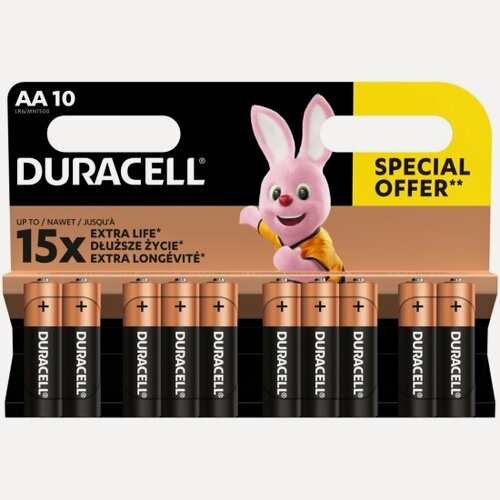 Изображение товара Элемент питания Duracell Basic LR6-10BL AA бл 10