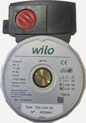 Изображение товара Циркуляционный насос Wilo TSL 12-5 без крышки для Bosch 6000/2000, Buderus Logamax, артикул 87186481810, P-15