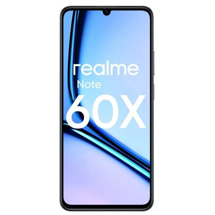 Смартфон Realme Note 60X (3+64) экран 6.74 1600 x 720 камера 8МП Черный