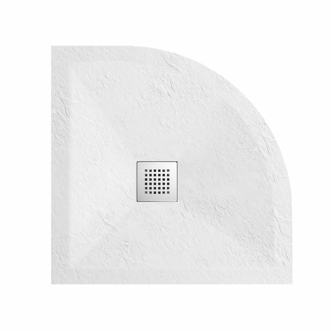 Душевой поддон Grossman Strong GR-S1100100 (100х100) из искусственного камня1/4 круга белый1 место