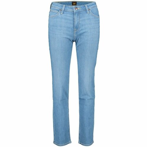 фото Джинсы зауженные lee women elly jeans, размер 30/33, голубой