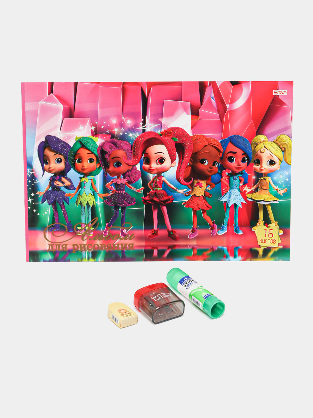 Товары для школы Набор для школьников, для девочек, 37 предметов — фото 1