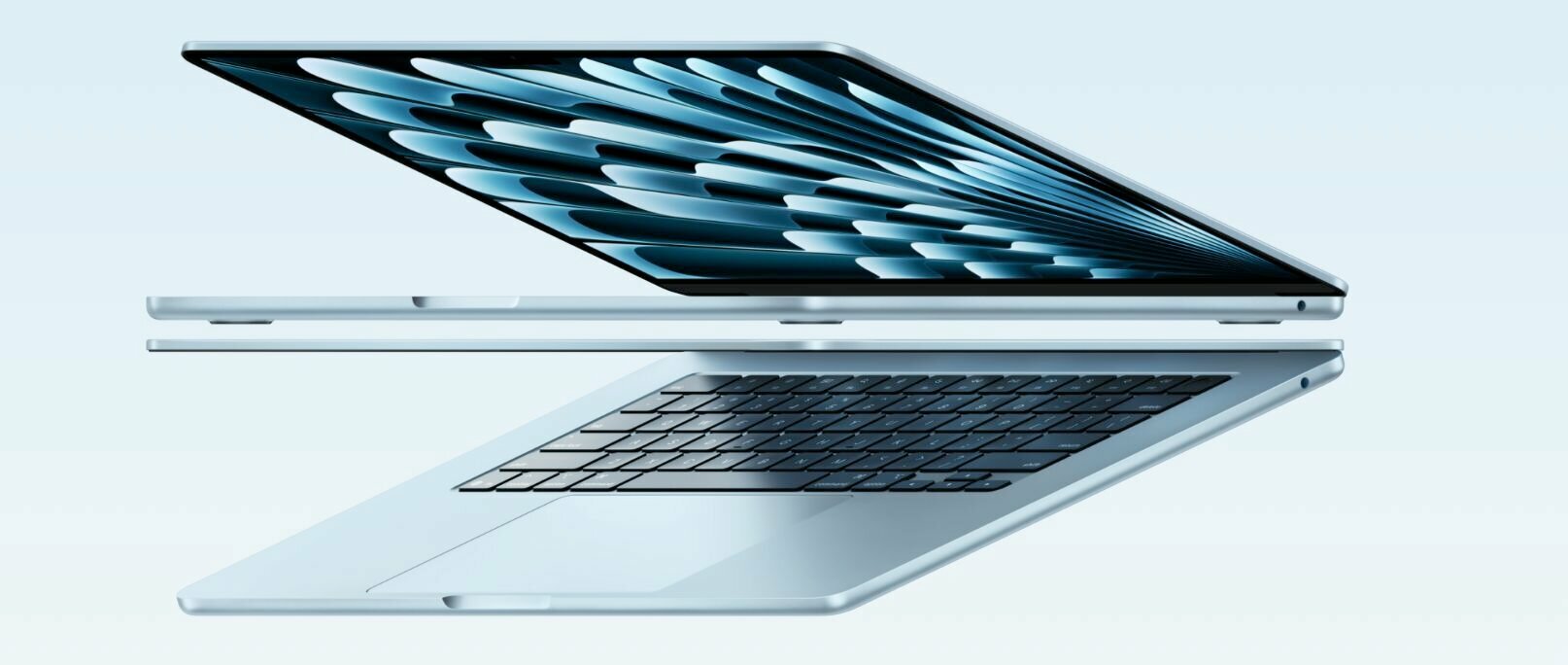 Ноутбук Apple MacBook Air 13 2025 (M4, 16Gb, SSD 256Gb) Sky Blue, Русская раскладка — фото 1