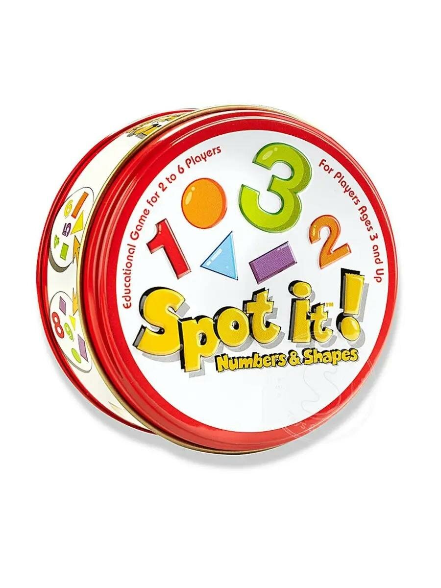 Magicstyle Оригинальная настольная игра Дубль Spot It 1 2 3 Цифры и формы  игра похожа на доббль dobble 