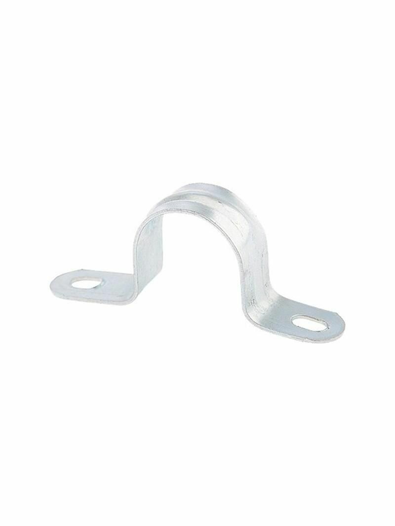 Скоба металлическая двухлапковая 16 мм 100 шт Сибртех 48190