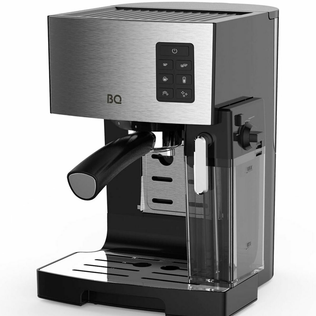 Кофеварка рожковая BQ CM9002, 1450Вт, объем 1,4л 19бар, автоматический капучинатор (86195028)