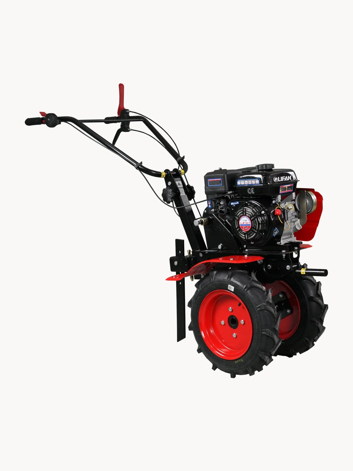 Мотоблок Ока МБ-1Д2М19 (алюминиевый шкив редуктора), Lifan 170F, 7 л. с.