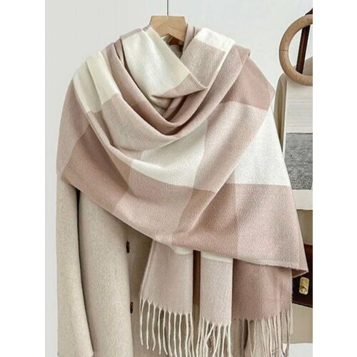 фото Палантин cashmere кашемир для женщин, коричневый / бежевый