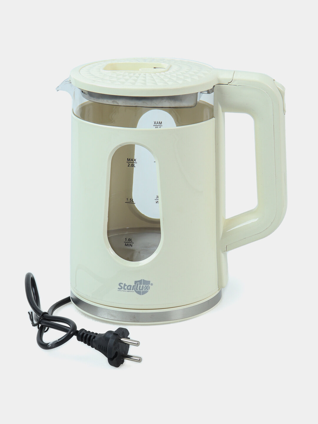 Для кухни: электрический чайник - Кремовый — фото 1