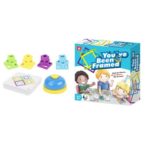 Настольная Игра - Рамки Подстава Подставки для Детей и Взрослых, Тренирует Память, Концентрацию Внимания и Координацию Движений, Головоломка, Сортер