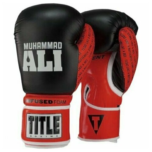 Боксерские перчатки Title Boxing Ali Infused Black/Red