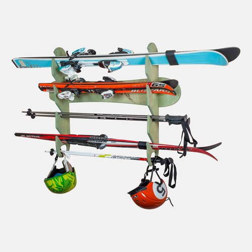 Подставка для лыж STANDWOOD Ski-4.2H Шалфей