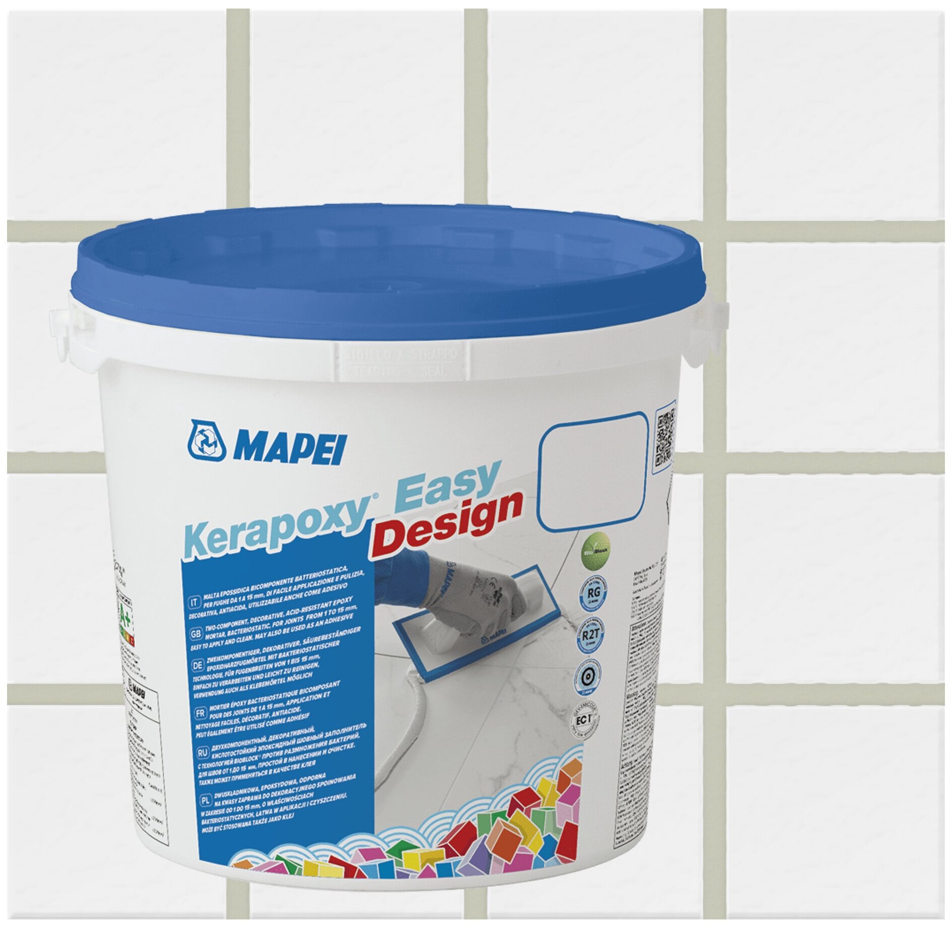 Затирка эпоксидная Mapei Kerapoxy Easy Design №700 прозрачная 3 кг - фотография № 1