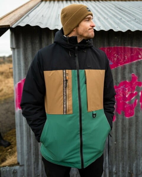 Куртка BILLABONG, размер L, зеленый