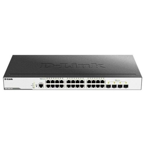 Коммутатор D-Link DGS-3000-28X DGS-3000-28X/B1A 24G 4SFP+ управляемый коммутатор d link dgs 3000 28x b1a