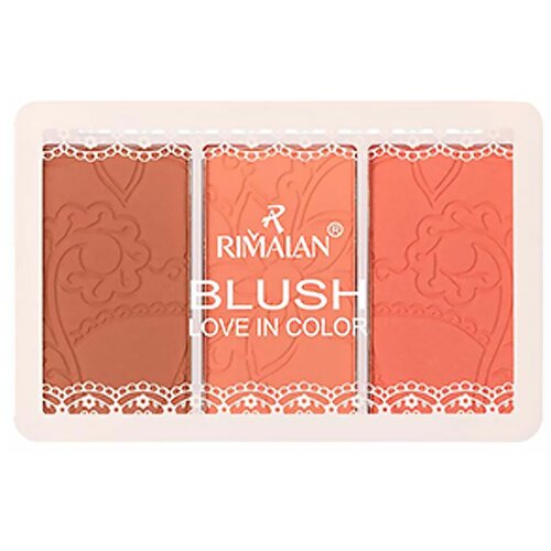 Rimalan Румяна компактные Love in Color, 01 luxvisage румяна компактные color hit 16