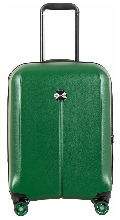 Чемодан-самокат Verage GM20075W20 dark green, 40 л, размер S+, зеленый