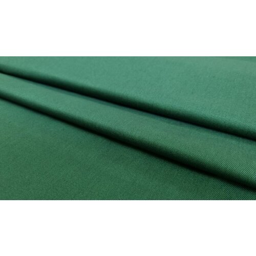 155 см. Ткань хлопковая саржа темно-зеленая 240 гр/м цена 1 м. розница
