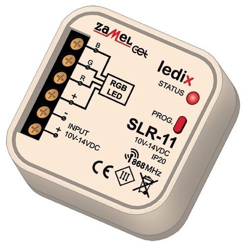 Zamel Радиоконтроллер RGB, в монт. коробку