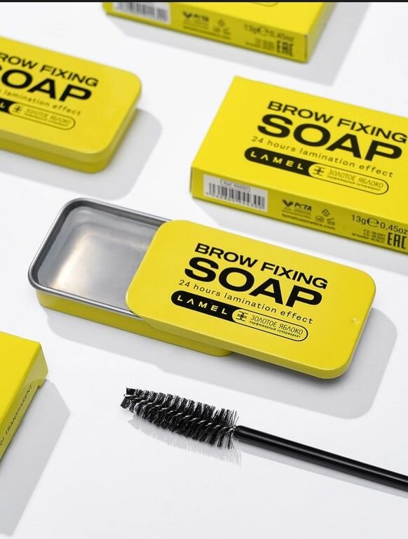 LAMELprofessional Фиксирующее мыло для бровей brow fixing soap