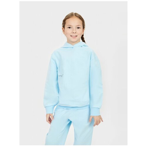 фото Толстовка baon худи для девочки baon, размер: 152-158, голубой