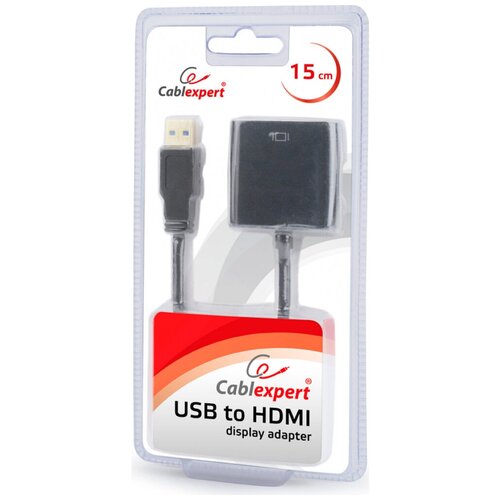 Видеоадаптер-конвертер Cablexpert A-USB3-HDMI-02A-USB3-HDMI-02 видеоадаптер hdmi m