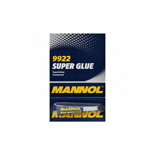 Клей секундный MANNOL Super Glue (3 гр) (9922) клей секундный mannol super glue 3 гр 9922