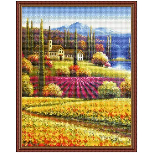 Алмазная мозаика Italiano 40х50 см Тосканские домики (34 цвета)