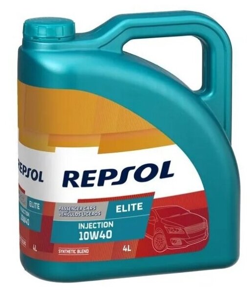 Масло моторное полусинтетика Repsol Elite Injection 10W40 SL/CF 4л