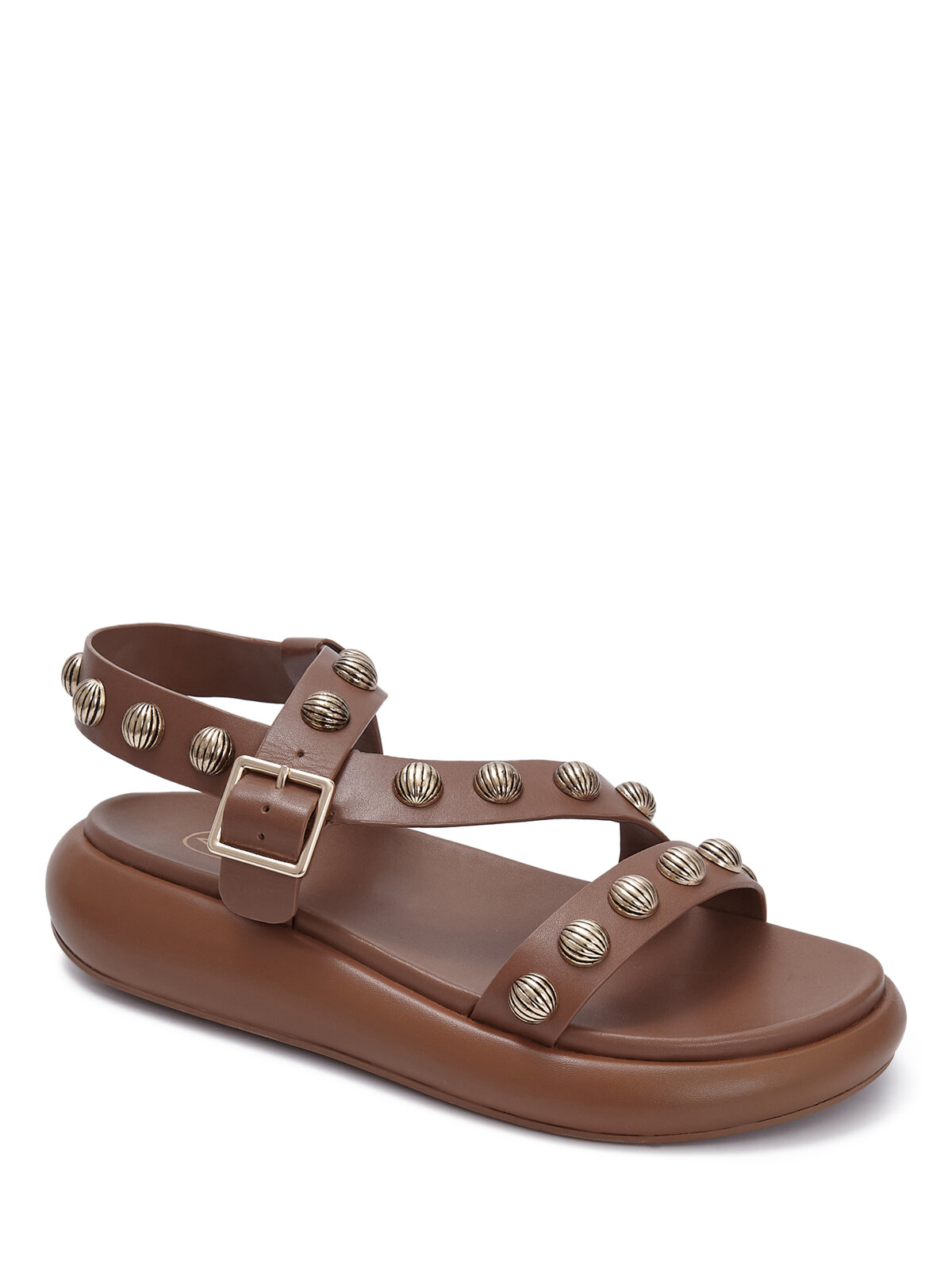 Сандалии ASH VISION, размер 37, коричневый/золотой — фото 1