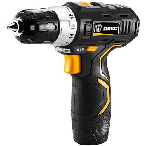 Аккумуляторная дрель-шуруповерт DEKO GCD12DU3 SET 4 в кейсе оснастка 13 шт 22 Ач 063-4140 4170₽