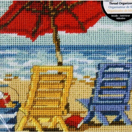 dimensions пляжный дуэт beach chair duo 7223 Beach Chair Duo #07223 Dimensions Набор для вышивания 13 x 13 см Гобелен