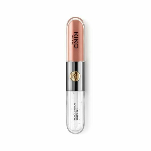 KIKO MILANO Жидкая помада и блеск для губ 2 в 1 Unlimited Double Touch (129 Burnt Tangerine) kiko milano unlimited double touch 131 liquid lipstick