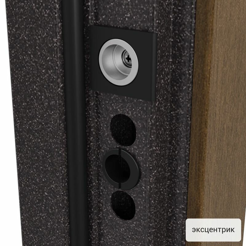Дверь входная Torex для квартиры металлическая Flat-S 950х2050 левый тепло-шумоизоляция, антикоррозийная защита, замки 4-го и 2-го класса, коричневый - фотография № 8