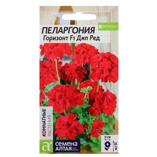 Семена цветов Пеларгония Горизонт, Дип Ред, зональная 4 шт 1 упаковка пеларгония зональная карликовая нано f1 ред 5 шт