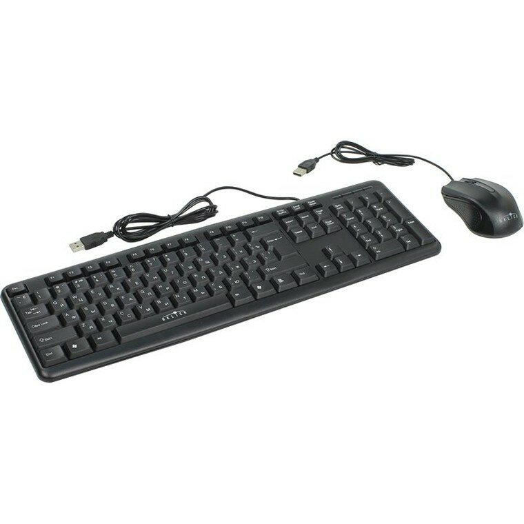 Клавиатура + мышь Oklick 600M клав:черный мышь:черный USB - фотография № 13