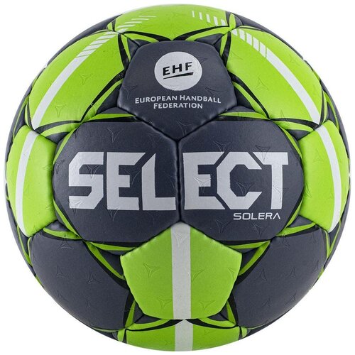 Мяч Select гандбольный Select Solera EHF, 3, темно-серый, тренировочный, ручная сшивка