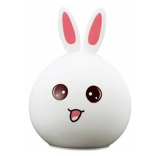 Ночник Pastila Rabbit silicone lamp (Розовый)