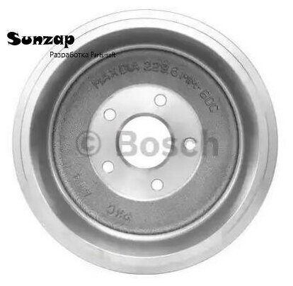 BOSCH 0986477129 Барабан тормозной