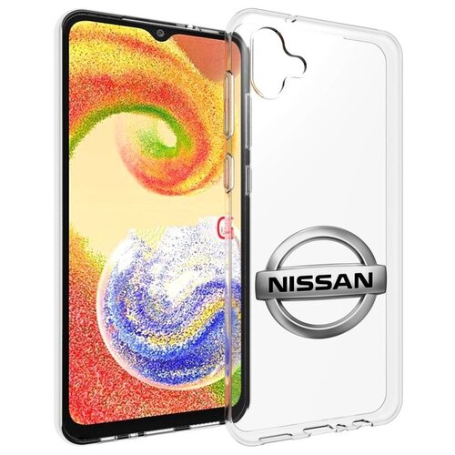 Чехол MyPads nissan-ниссан-3 мужской для Samsung Galaxy A04 задняя-панель-накладка-бампер