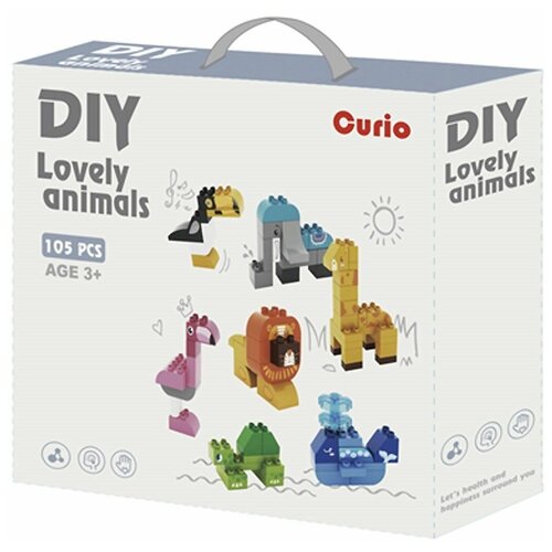 Конструктор Curio Животные 105 деталей