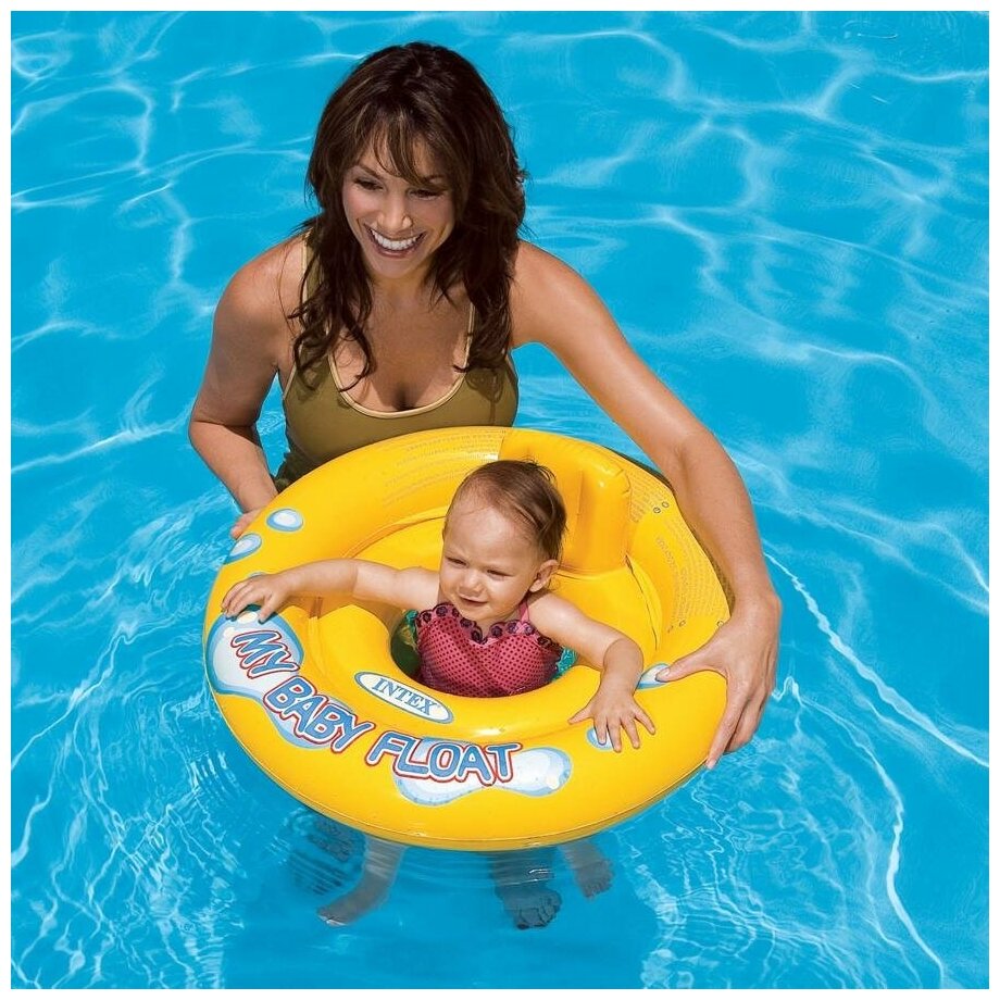 Надувные водные ходунки Intex My Baby Float 56585, желтый