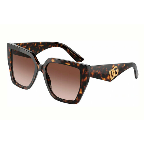 Солнцезащитные очки DOLCE & GABBANA DG 4438 502/13, коричневый