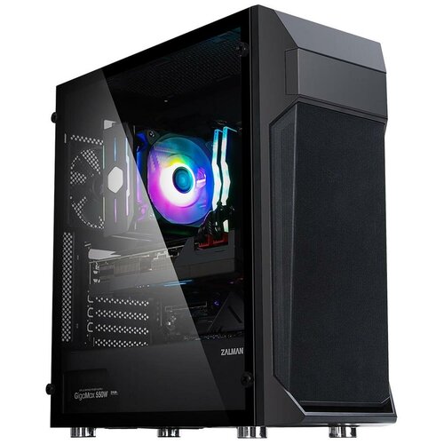 Корпус ATX Miditower Zalman Z1 Plus Black