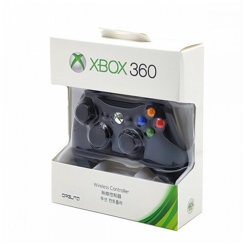 Геймпад / джойстик беспроводной Wireless Controller для xbox 360 черный