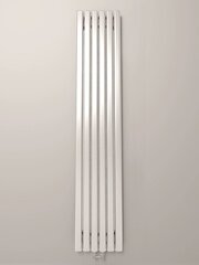 Радиатор вертикальный стальной VELAR высота 1750мм, ширина 280мм, 6 секции, белый, подключение нижнее центральное 1/2