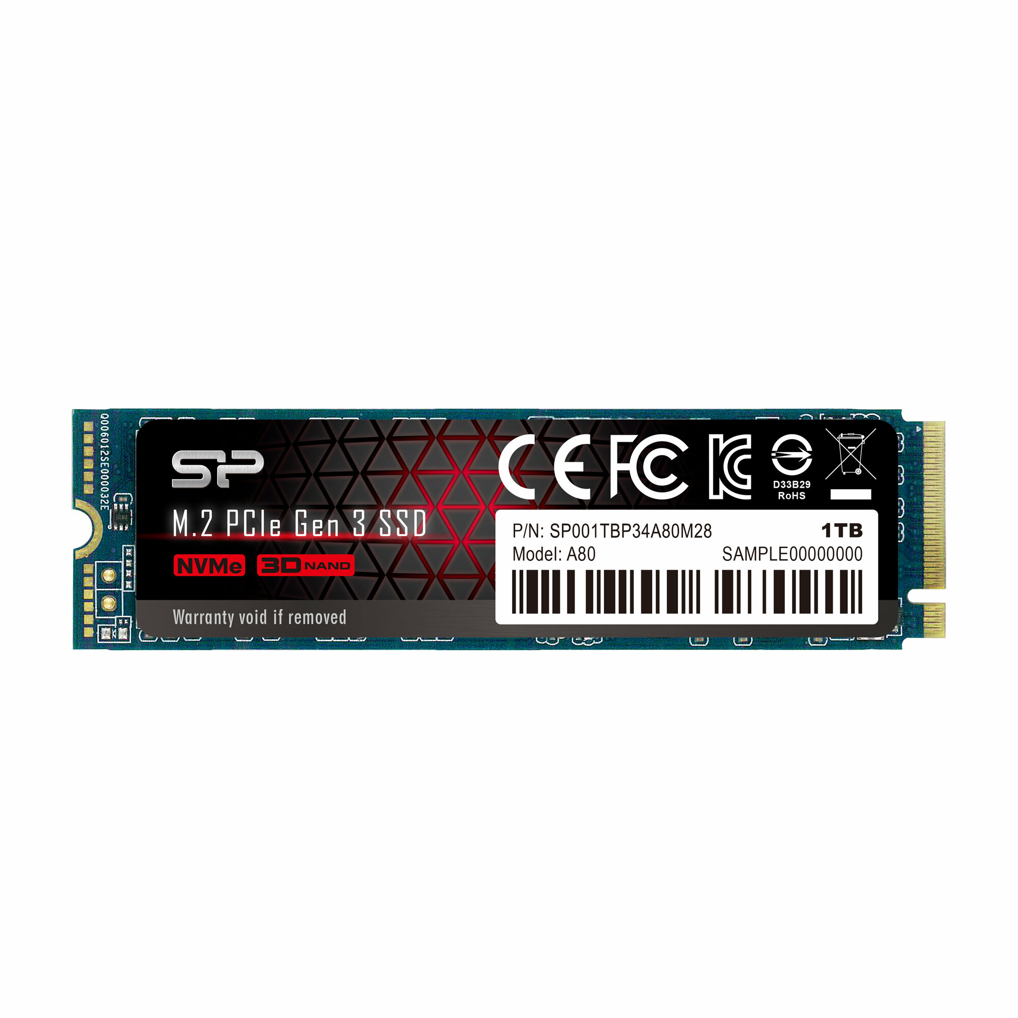 SSD накопитель SILICON POWER M-Series 1Тб, M.2 2280, PCI-E x4, NVMe - фото №13