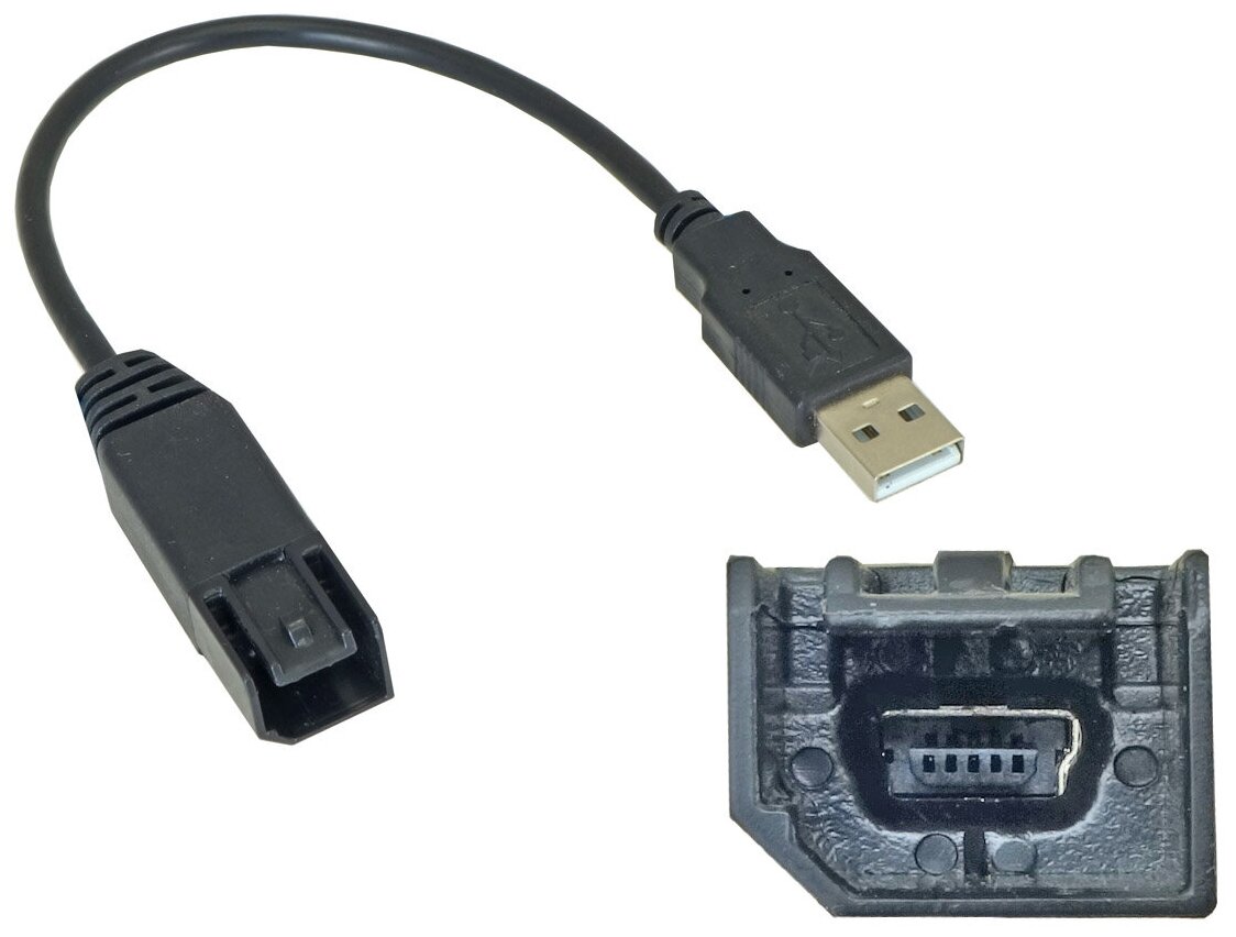 USB-переходник NISSAN для подключения магнитолы Incar к штатному разъему USB (Incar USB NS-FC102)